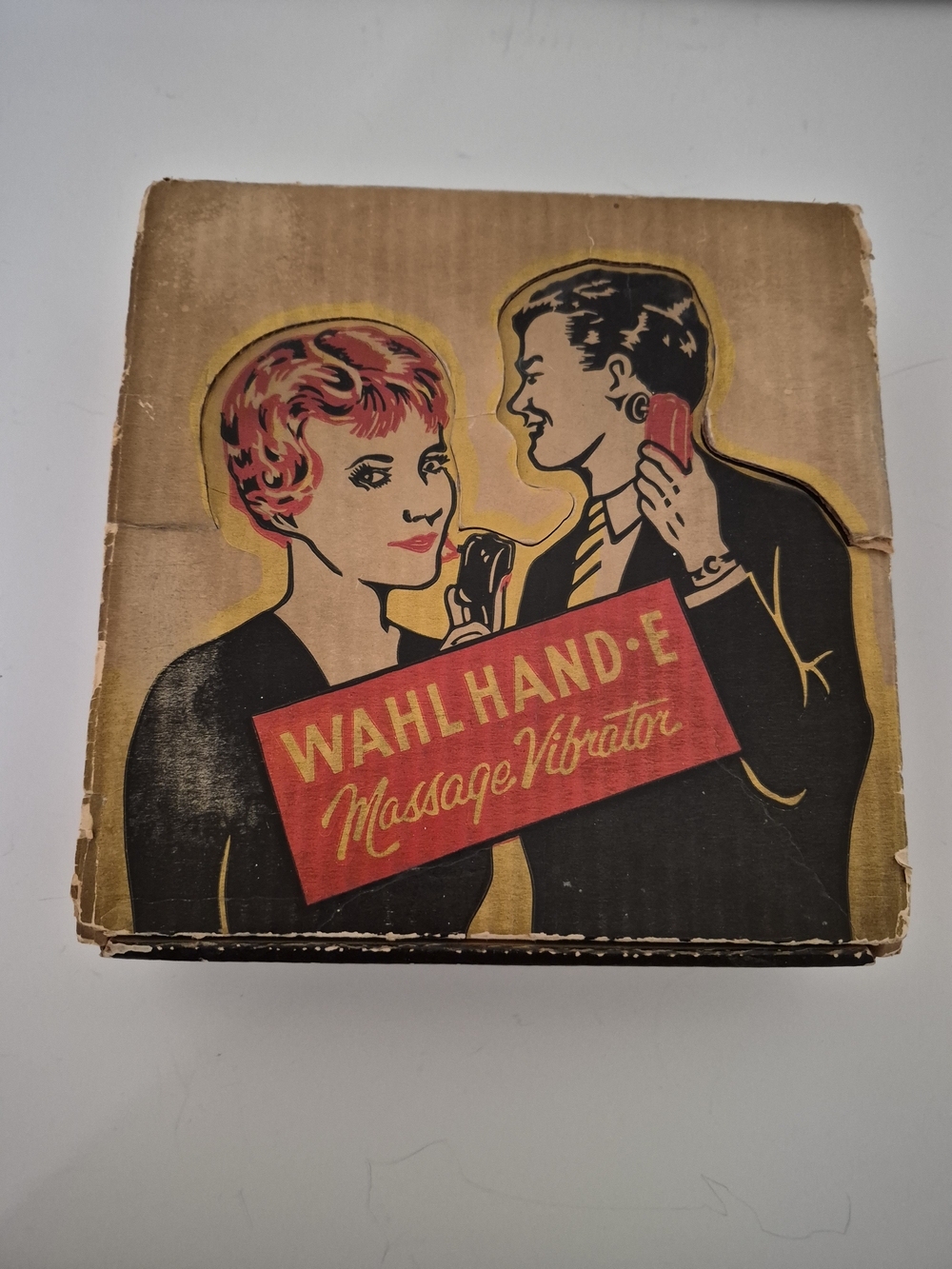 Vintage 1950s Wahl Hand-E Vibrating Massager For Body